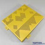 Pattern Perforation Aluminium Decorative Panel External Suspended Flase Steel Cladding Systems