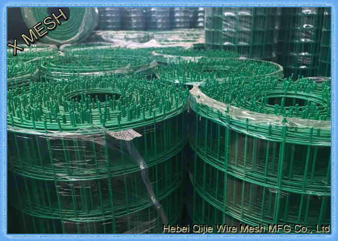 green colored welded wire mesh