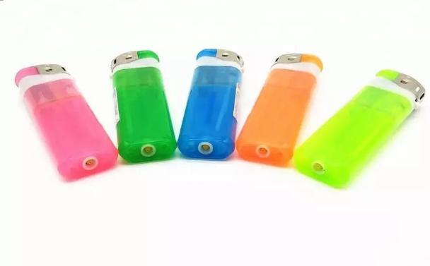 Manufacture Factory High Quality EU Standard Electric Lighter with Solid Color