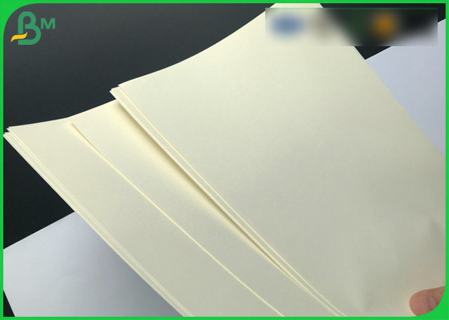 Jumbo rolls 80g 100g Uncoated Cream Woodfree Offset Paper For Textbook