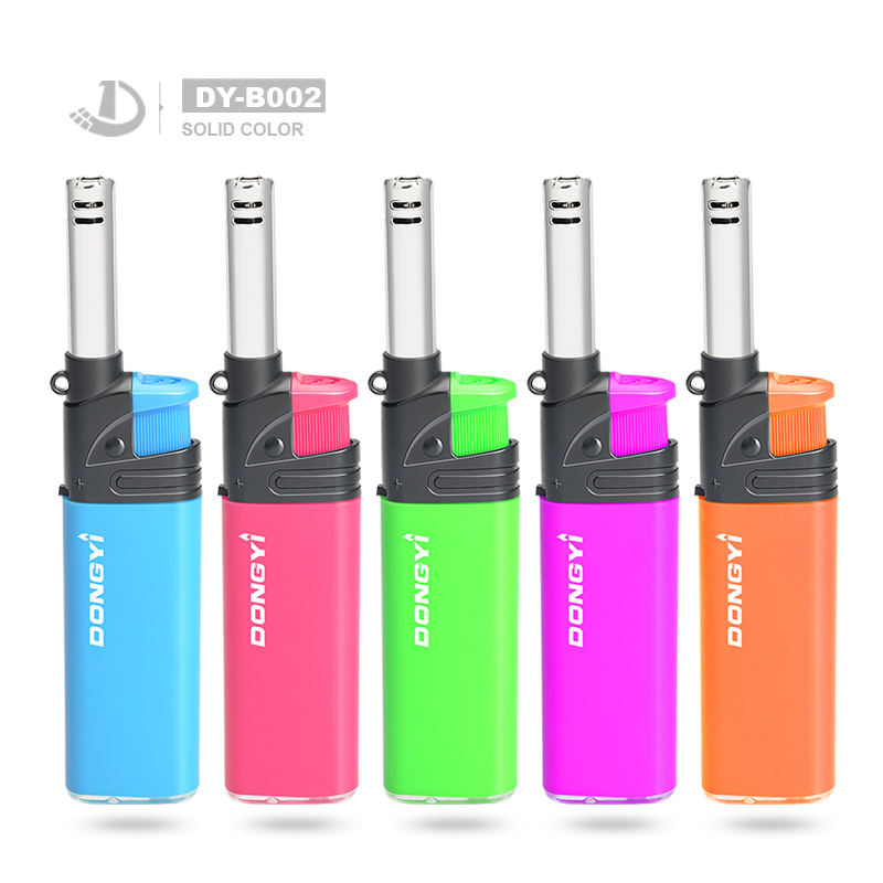 Dy-F006 Hot Sale in Europe Market Gas Windproof Electronic Lighter