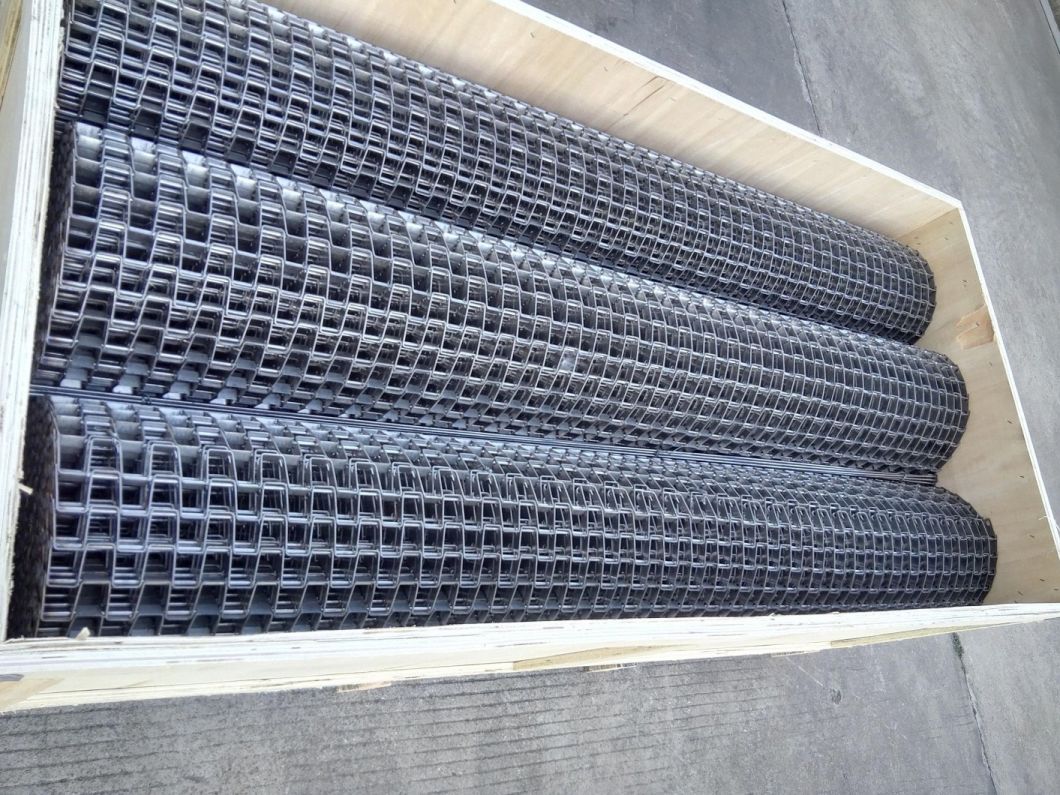 Food Grade 304 Flat Wire Conveyor Belt Used in India
