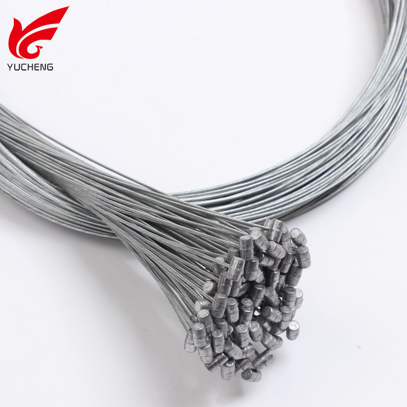 automobile motorcycle bicycle cover cable 1.5/2.0/2.3mm 1*19/7*19/7*7 steel inner wire rope with 6*10/6*8 nipple and casting