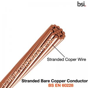 China stranded  copper wire,bare copper conductor BS EN 60228 on sale 