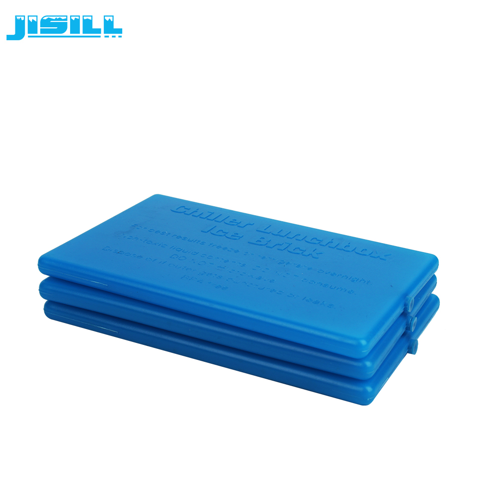 Factory price HDPE hard shell mini plastic freezer ice block gel pack for lunch bag