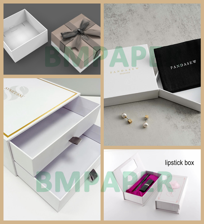 2mm Glossy Rigid White Cardboard For Jewellery Box Hard Stiffness 1m x 1.3m