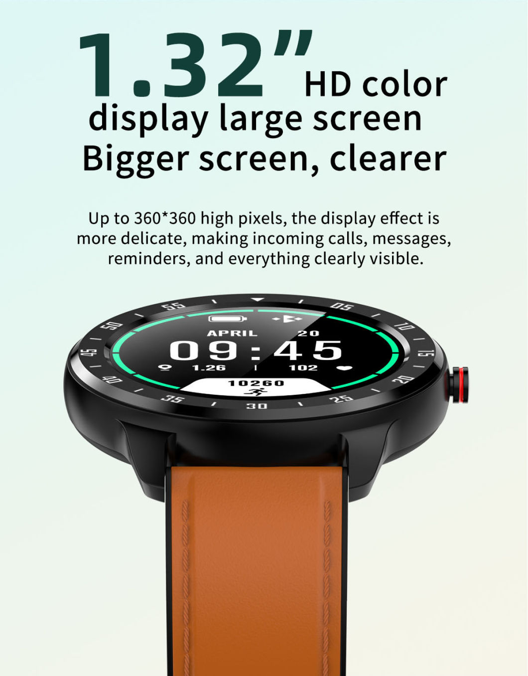 2021hot 1.32inch 360*360 Full Fit Full Touch Screen Heart Rate and Blood Pressure Detection Multifunctional Z07 Smart Watch