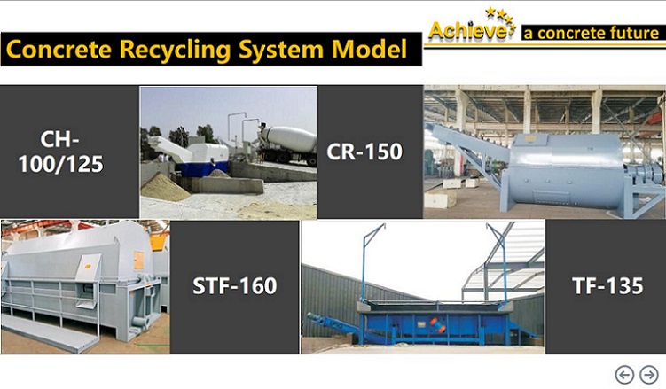 CH-100 CONCRETE RECYCLE SYSTEM Concrete recycler Ready mix reclaimer