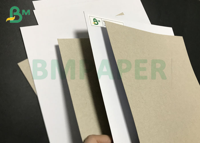 Recyclable 230gsm To 1500gsm Claycoat C1S CCNB Duplex Paper Board Grey Back 