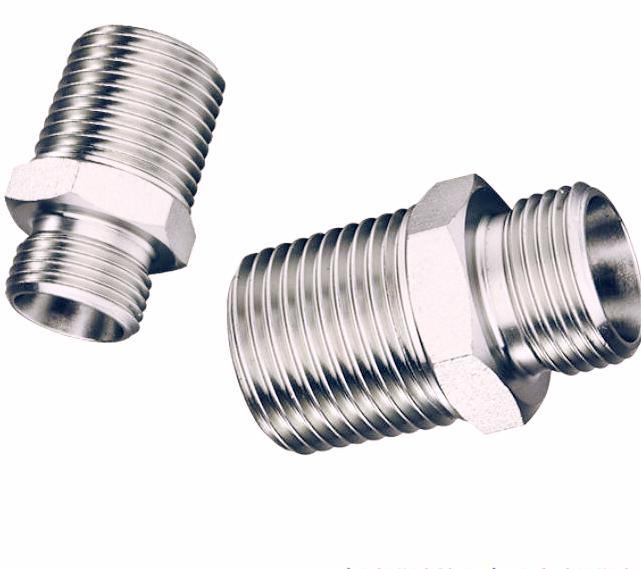 Hydraulic Adapter and Connections for High Pressure Hose Hydraulic Fittings Double Pipe Nipple