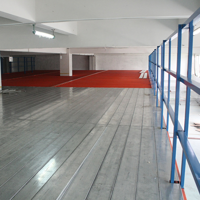 Steel Plate Bulk Capacity Storage Industrial Mezzanine Flooring Systems 