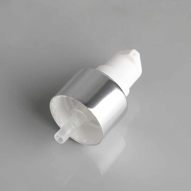 20mm Aluminum Treatment Pump for Plastic Lotion Pump in Sliver