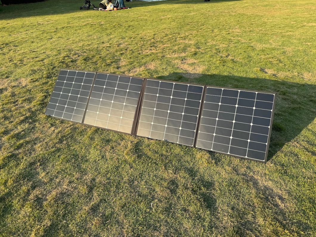 New Custom Flexible Waterproof Portable Solar Panel Outdoor Monocrystalline Silicon Foldable Solar Generator