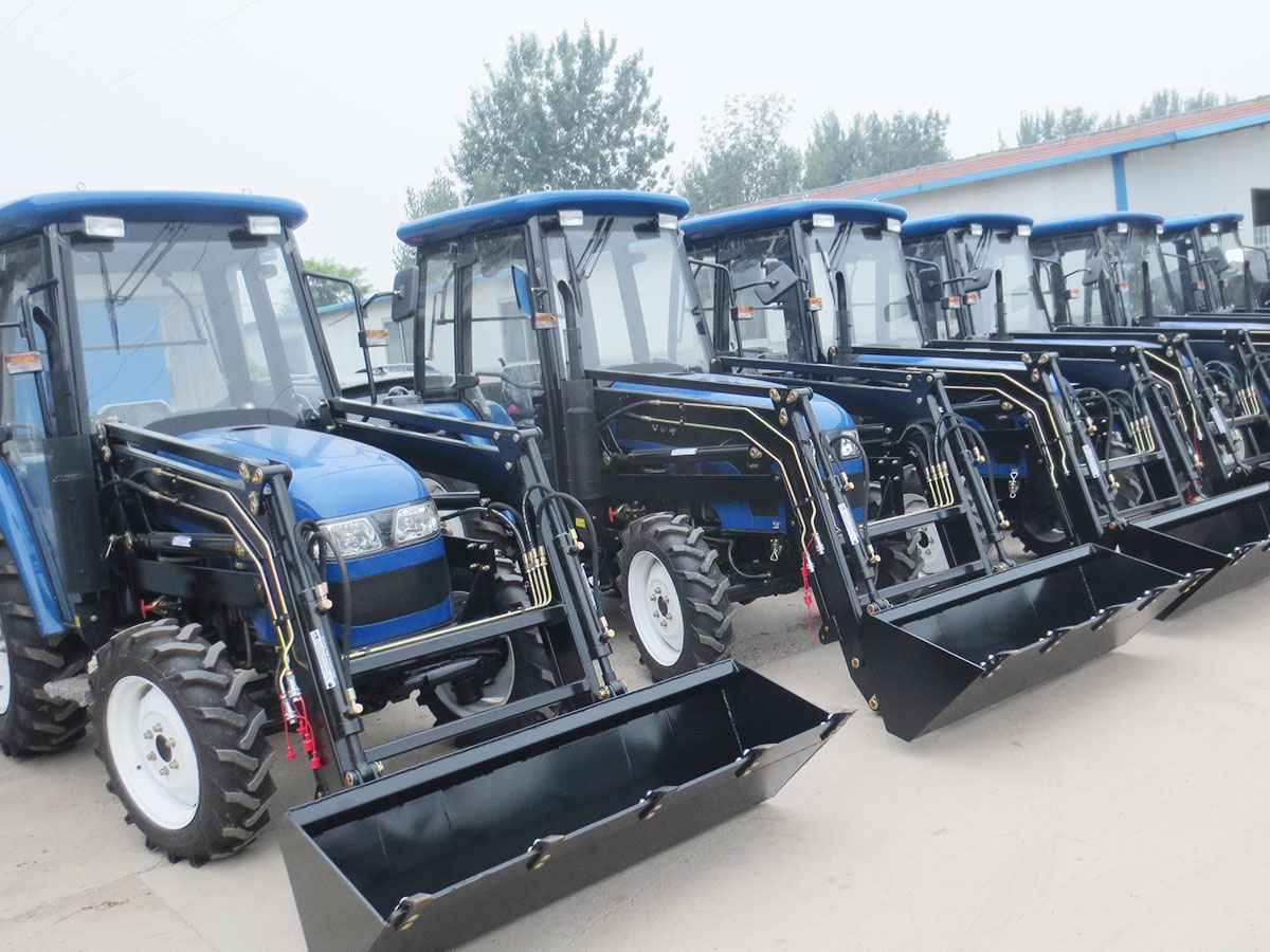 Tractors stay in a line and on sales