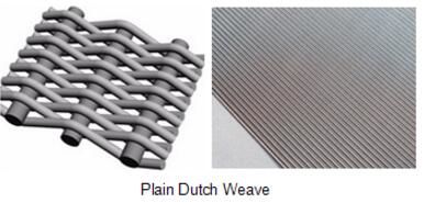 80*700OPI Plain Dutch Weave(PDW) Filter Cloth, With High Precision