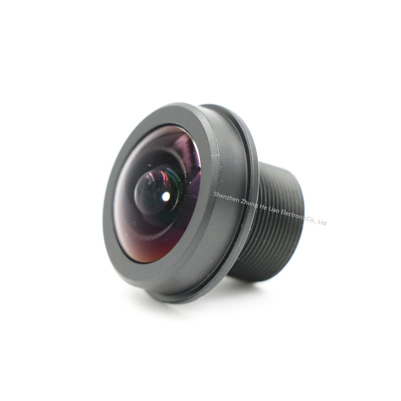 1.55mm Lens 5.0 MegaPixel Wide-angle 180 Degree MTV M12 x 0.5 Mount Infrared Night Vision Fisheye Lens For CCTV Security