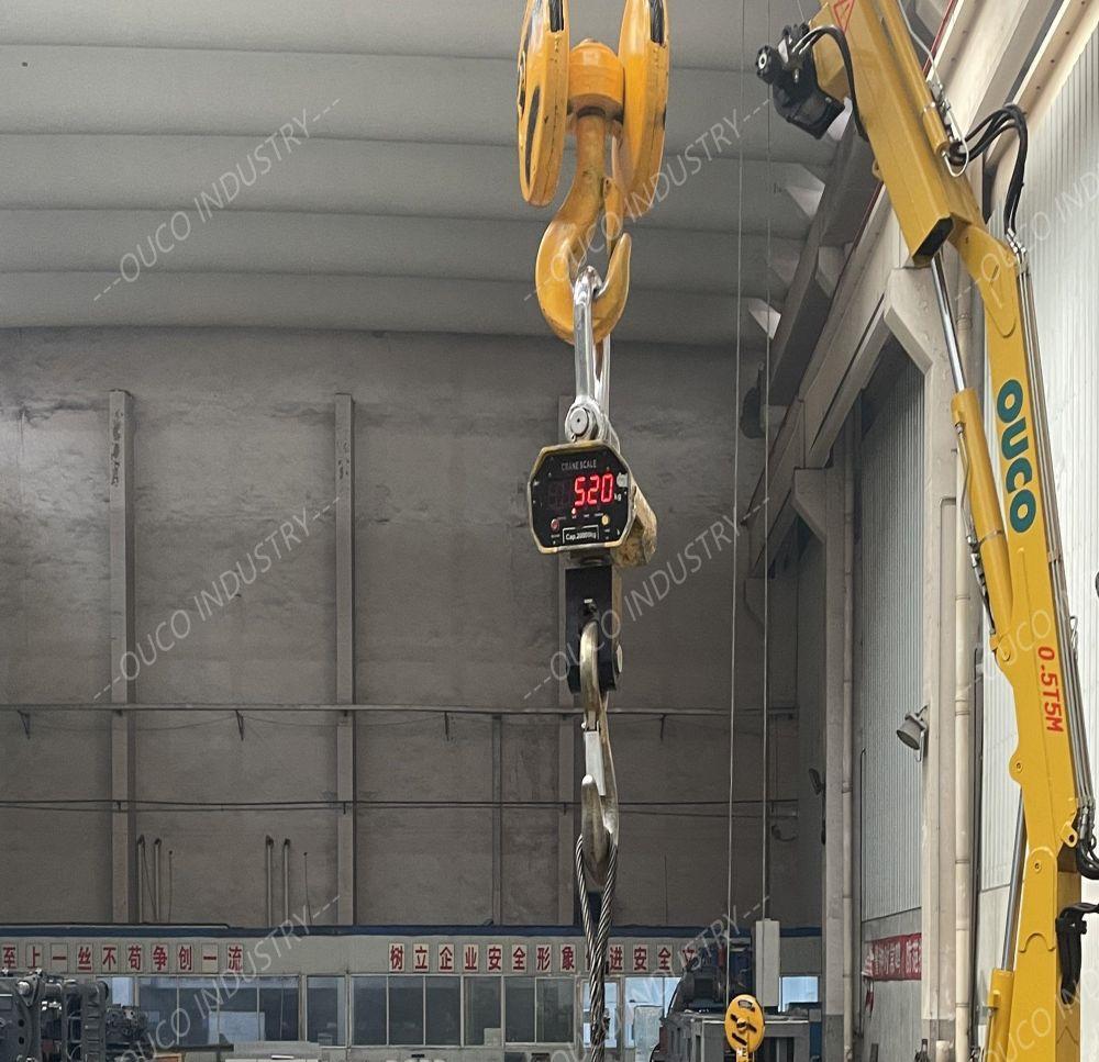 OUCO-0.5T5M-KTB crane test