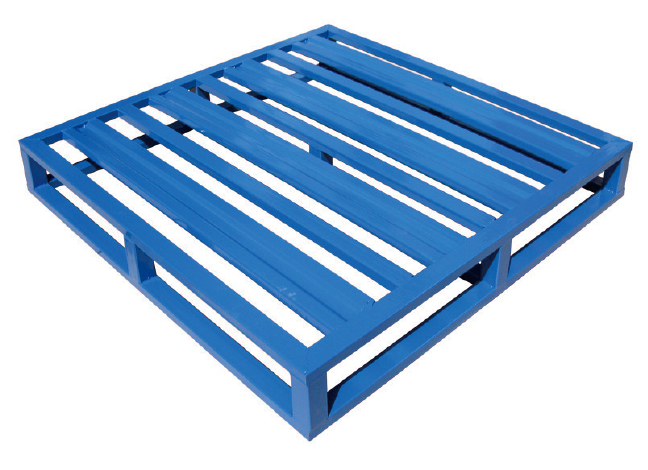 Double Deck Steel Pallets for Warehouse Storage( right corners )
