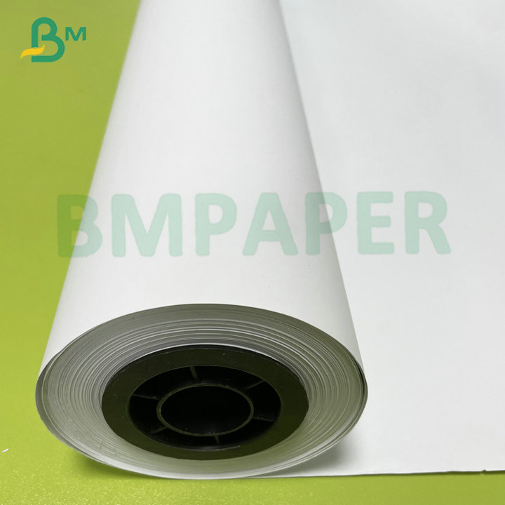 Wide Format Coated Matte Poster Paper Roll 100gsm 128gsm 140gsm For Inkjet Printing