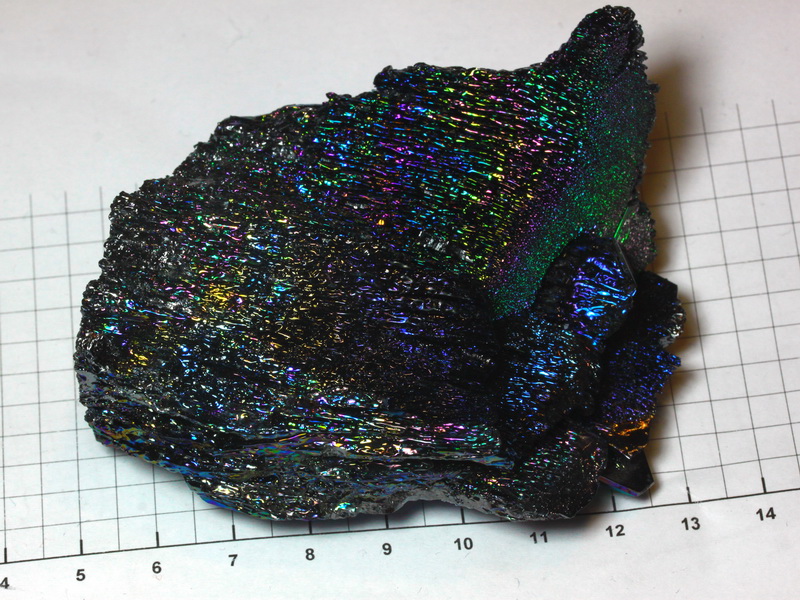 Silicon carbide crystal – SiC nice colorfull surface 171.70g