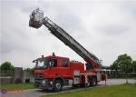 4 taille inférieure du taux d'échec 10720×2500×4000 de camion de pompiers d'échelle pivotante de section d'échelle