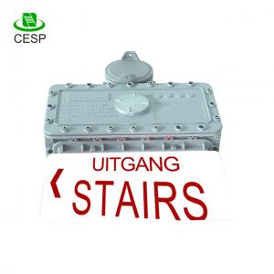 China Explosion proof led CE emergency exit sign post light on sale 