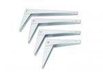 L Shape Foldable Triangle Wall Shelf / Cold Rolled Steel Triangle Wall Bracket 8-14"
