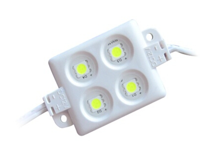 4leds 5050 SMD LED Module Light White Color Injection Waterproof