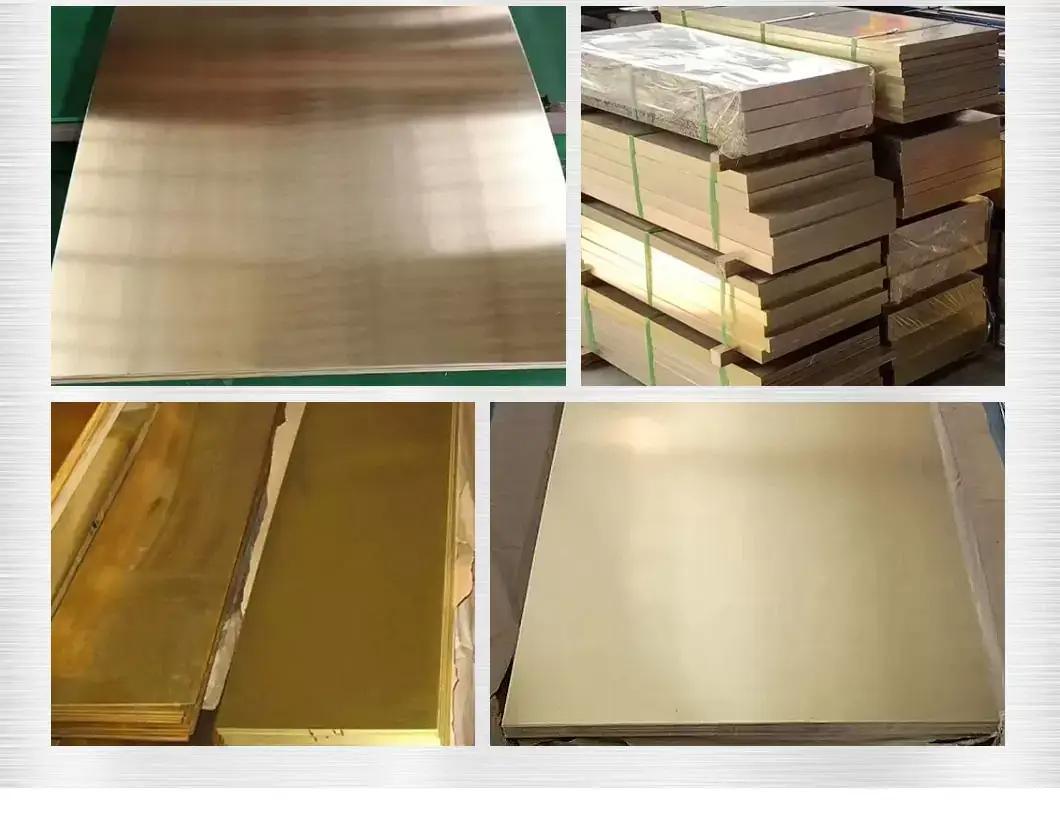 High Purity 99.99% Electrolytic Copper C10100 Customized Thickness Copper Plate Sheet 3mm Copper
