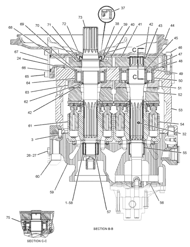 2959663 泵 GP-活塞和齿轮 零件方案