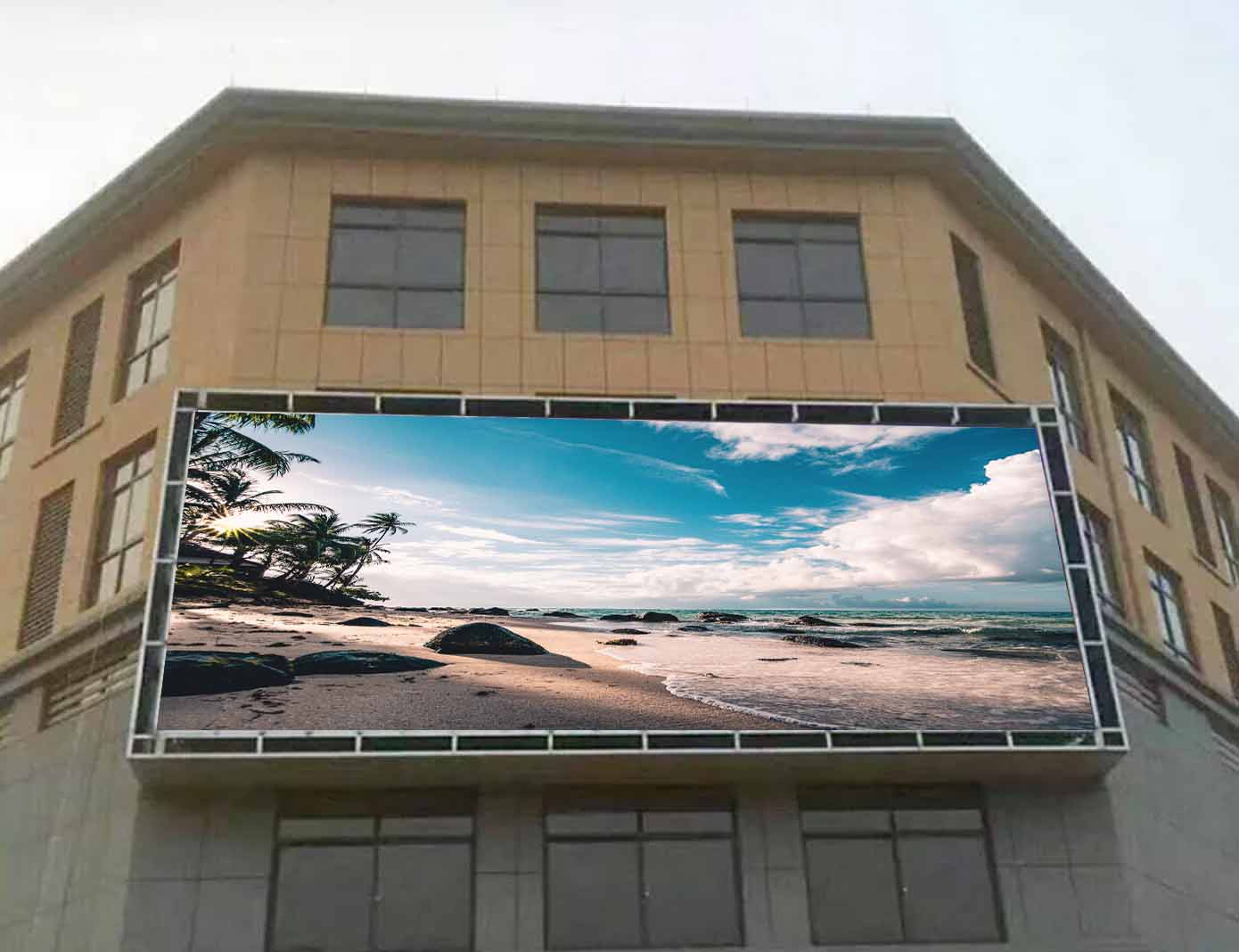 outdoor p10 led screen front service