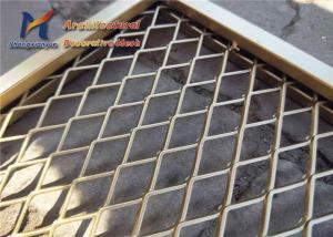 China Groove Frame Aluminum Expanded Mesh 2.5mm Stainless Steel Expanded Metal Lath on sale 