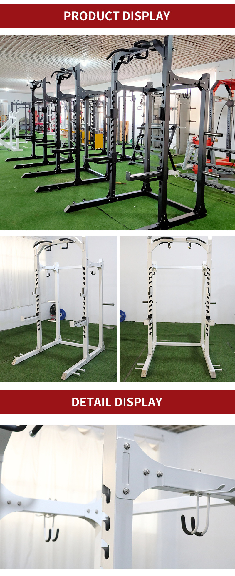 Professional Wall Mount Squat Foldable Cross Fit Home Gym Equipment Multi Power Rack Cage