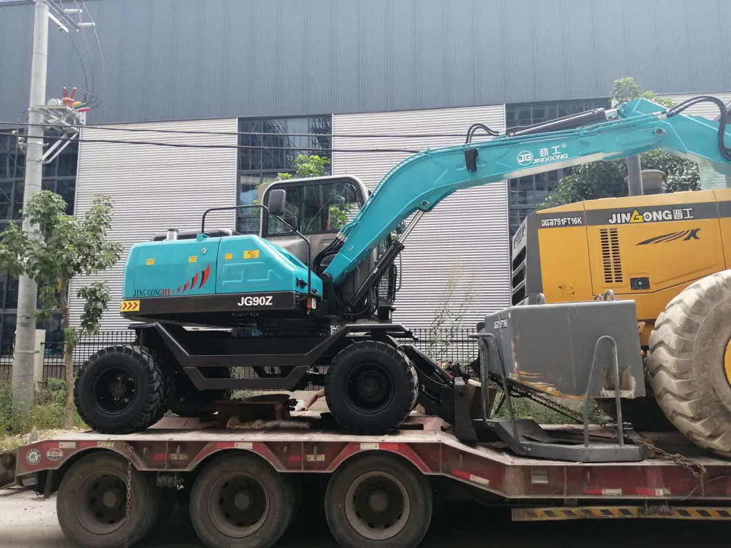 CE Certification Jg90z Wastemaster Wheeled Excavator Machine Grapple Bucket for Waste Recycling