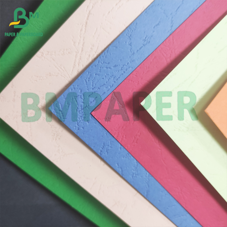 A4 A3 Size Goffered Paper 160g 230g Embossed Paper Multi Colors