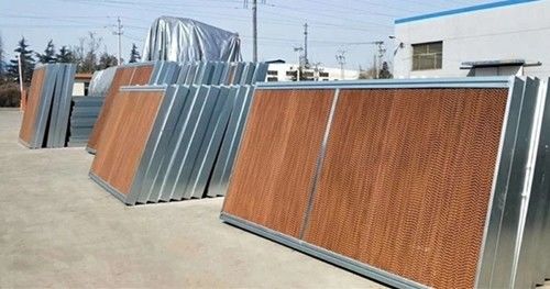7090 Brown PVC Evaporative Cooling Pad Systems 1