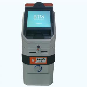 China Touch screen Self Service Bitcoin Bank Machine Buy And Sell Cryptocurrency Kiosk on sale 
