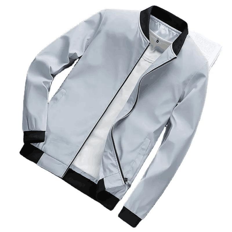 Men Cheap Fashion Jacket Light Weight Jacket Windbreaker Custom Plus Size Men&prime;s Jackets Men&prime;s Clothing Canvas Fabric Northface