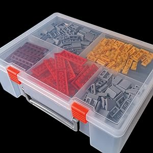 SHIYIJIA bead storage Organizer Containers Plastic Clear Box