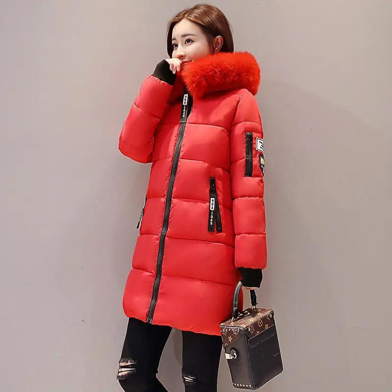 Women Winter Cotton Coat Fur Collar Jackets Fashion Blazer Winter Padded Parka Clothes Bomber Jacket for Women