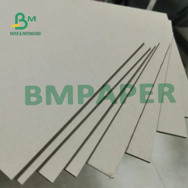 3mm 3000micron Rigid Grey Card Board Smooth Surface Craft Card For Packaging