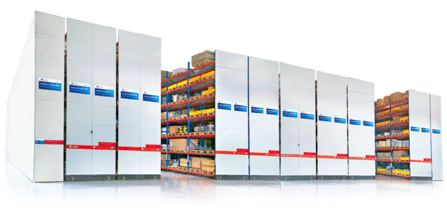 Electric Mobile Racking System Rail-Guided