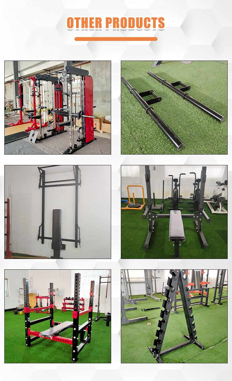 New Commercial Multifunction Steel Fitness Gym Equipment Adjustable Handle Rack