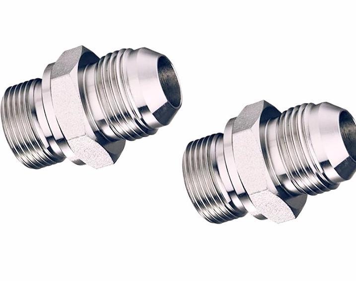 Carbon Steel Stainless Steel Hydraulic SAE Adapter Jic Male Straight Hose Connector 37 Degree Flared Tube Fittings 2403/1j Adapt