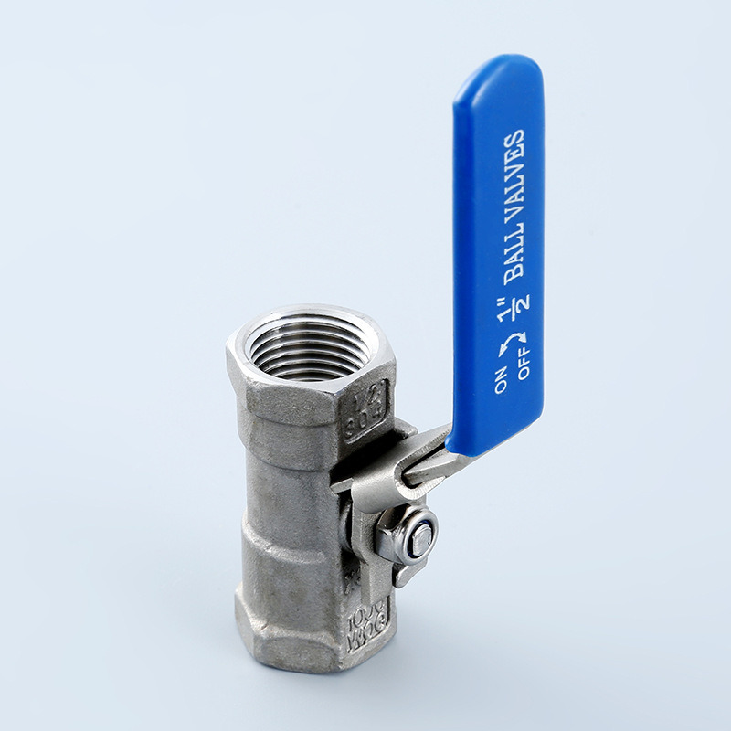 Cast Stainless Steel Female Thread 1PC Ball Valve with Lock