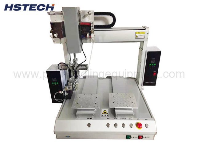 Dual Table Soldering Machine with 2 Temp Controller Automatic Solder Robot 0