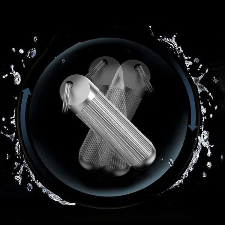 Waterproof Aluminum Travel Pill Holder Keychain