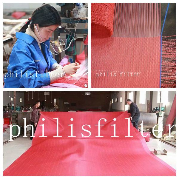 China Manufacturer Plain Weave Polyester Forming Mesh Screen Fabric for Non-Woven Filter Cloth