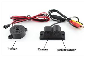 China BB Alarm Car rear view camera mix with parking sensor NTSC TV system option 170degree angle on sale 