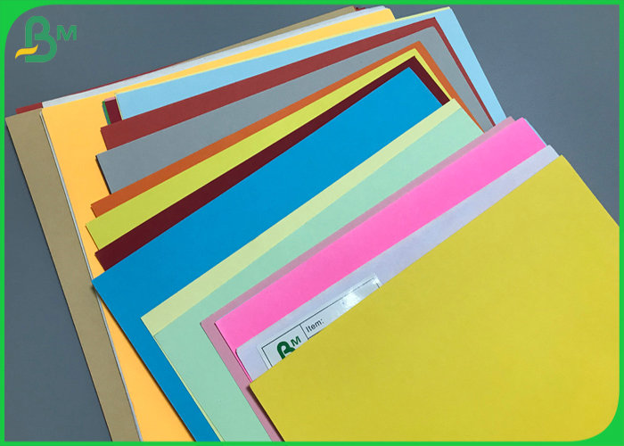 Double Sides Bright Colorful 180G 230G 250G 300G Manila Paper Board Sheets 